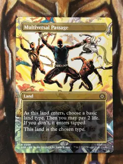 Multiversal Passage (Borderless) #0206 Marvel MTG Spider-Man - Pack Fresh NM 🔥 - Image 1
