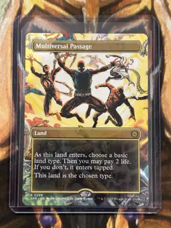 Multiversal Passage (Borderless) #0206 Marvel MTG Spider-Man - Pack Fresh NM 🔥 - Image 3