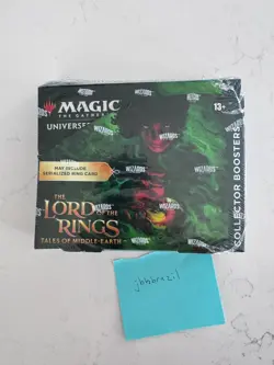 Sealed Universes Beyond Lord of the Rings Collector Booster Box Magic MTG - Image 1