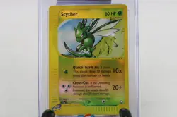 Pokemon Aquapolis Scyther 57/147 Reverse Holo CGC Pristine 10 Low Pop! - Image 3