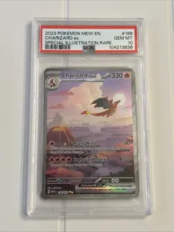 2023 Pokemon MEW EN Charizard Ex Special Illustration Rare PSA 10 - Image 1