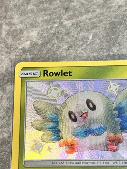 Rowlet SV2/SV94 Pokemon: Hidden Fates: Shiny Vault Holo (Near Mint Condition) - Image 2