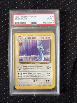 1999 POKEMON GAME #18 DRAGONAIR 1ST EDITION (PSA 6) - Image 1