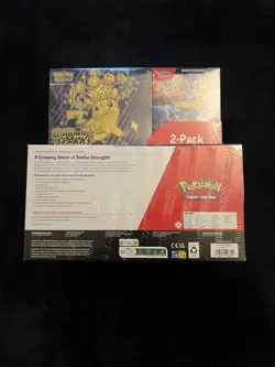 [UK] Pokemon TCG Surging Sparks ETB & Booster Bundle Costco 2 Pack New Sealed - Image 3