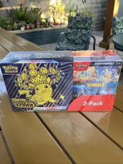 ✅ Pokemon Surging Sparks ETB & Booster Bundle Costco 2-pack. Factory Sealed - Image 1
