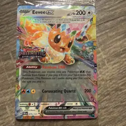 Pokemon Eevee EX 75/131 Stamped Prismatic Evolutions Surprise Box Promo Sealed - Image 2