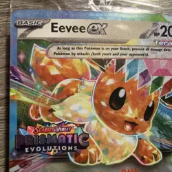 Pokemon Eevee EX 75/131 Stamped Prismatic Evolutions Surprise Box Promo Sealed - Image 3