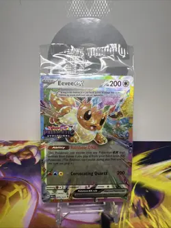 Pokemon Eevee EX 75/131 Stamped Prismatic Evolutions Surprise Box Promo Sealed - Image 1
