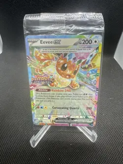 Pokemon Eevee EX 75/131 Stamped Prismatic Evolutions Surprise Box Promo Sealed - Image 1