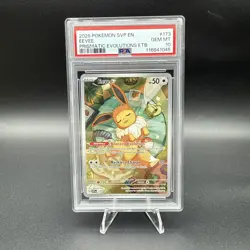 2025 POKEMON SVP EN-SV PRISMATIC EVOLUTIONS ETB PROMO #173 EEVEE PSA 10 - Image 1