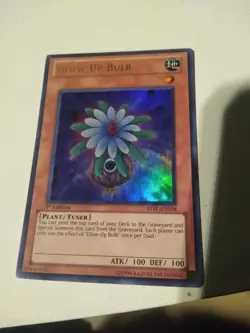 Yugioh! Glow-up Bulb Stbl-en018 Ultra Rare 1st Ed Light Played - Image 1