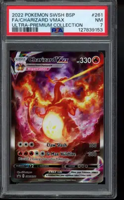 PSA 7 - 2022 Charizard VMAX SWSH261 SWSH: Sword & Shield Promo Holo - Image 1