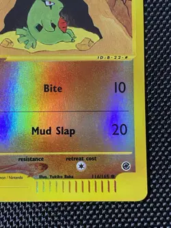 Larvitar 116/165 Reverse Holo Expedition Pokemon Card for E-Reader LP/NM - Image 4