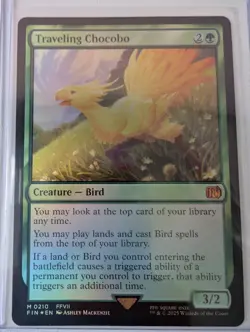 Traveling Chocobo Final Fantasy Foil 210 MTG - Image 1