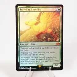 Traveling Chocobo Foil 210 FIN Final Fantasy MTG NM See Video - Image 1
