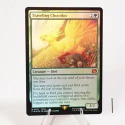 Traveling Chocobo Foil 210 FIN Final Fantasy MTG NM See Video - Image 3