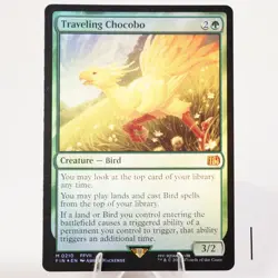 Traveling Chocobo Foil 210 FIN Final Fantasy MTG NM See Video - Image 4