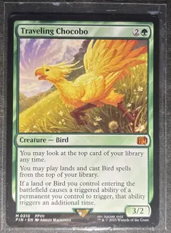 Traveling Chocobo (Non Foil)- Final Fantasy - Mythic 210 - NM - MTG - Image 1