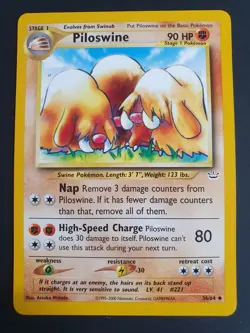 Piloswine 36/64 - Neo Revelation Set - Pokemon Card - Excellent Condition - Image 1