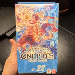 ONE PIECE CARD GAME ACE & NEWGATE STARTER DECK ST-22 ENGLISH SEALED - Image 1