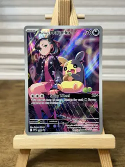 Marnie’s Morpeko 206 Sv: Scarlet & Violet Promo Cards Holo Black Star Promo NM - Image 1