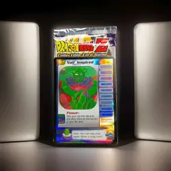 💎🔥🐲🐉 Dragon Ball Z Nail Inspired HOLO FOIL Rare Frieza Saga Score Card #117 - Image 2