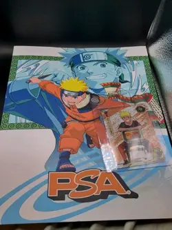 PSA Magazine Kayou NARUTO Uzumaki Promo Card NRSA-PR-003 with Magazine - Image 1