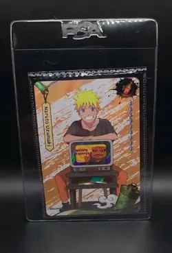 PSA Magazine Kayou NARUTO Uzumaki Promo Card NRSA-PR-003 with Magazine - Image 2