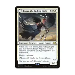 WOTC MTG Eldritch Bruna Fading Light // Brisela, Voice of Nightmares, Bott EX - Image 1
