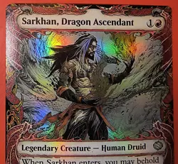 MTG: TARKIR DRAGONSTORM, SARKHAN, DRAGON ASCENDANT/ 0302, RARE /NM/FOIL - Image 2