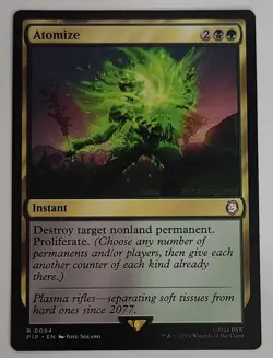 Atomize MTG PIP 0094 Rare NM Instant Proliferate Removal Blight Golgari EDH - Image 1