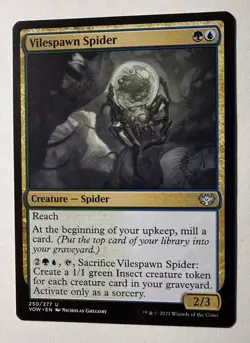 Vilespawn Spider [Innistrad: Crimson Vow] Magic MTG - Image 1