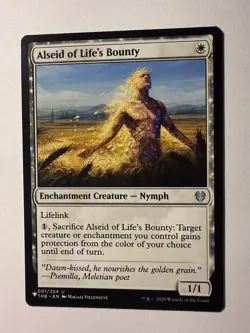 Alseid of Life's Bounty The List Reprints 001/254 U NM MTG - Image 1