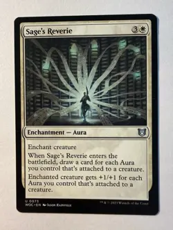 Sage's Reverie #73 (NM) Wilds of Eldraine WOC Magic MTG - Image 1