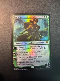 Freyalise, Llanowar's Fury Commander Masters Foil Rare - Image 1