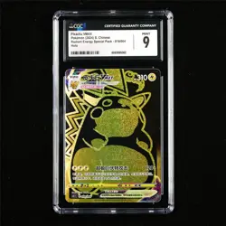 CGC 9 MINT 2024 Pokemon CHN Pikachu VMAX 019/004 - Image 1