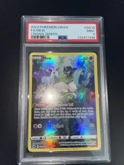 2023 POKEMON SWSH FA/MEW CROWN ZENITH GG10 Psa 9 - Image 3