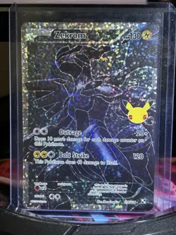 Pokemon TCG Zekrom 114/114 Celebrations Classic Collection Full Art Holo - Image 1