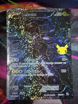Pokemon TCG Zekrom 114/114 Celebrations Classic Collection Full Art Holo - Image 2
