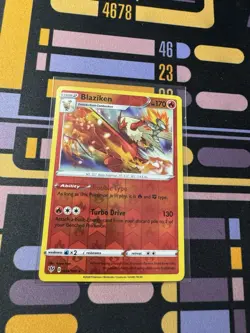 2020 Pokemon Darkness Ablaze Blaziken Reverse Holo 024/189 - Image 1