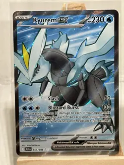 2025 Pokemon SV Black Bolt BLK EN Kyurem ex Full Art Ultra Rare #157/086 - Image 1