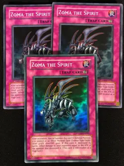 Yugioh Zoma The Spirit PTDN-EN095 Super x3 Two are 1st (LP) - Image 1