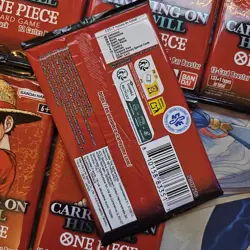 Lot Of 6 One Piece TCG OP13 Carrying On His Will Booster ENGLISH New From Bandai - Image 2