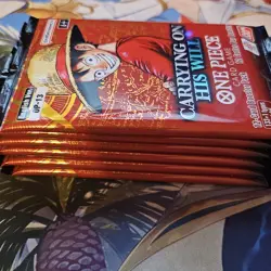 Lot Of 6 One Piece TCG OP13 Carrying On His Will Booster ENGLISH New From Bandai - Image 3