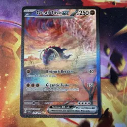 Pokemon TCG Card Great Tusk ex 246/198 SV01: Scarlet & Violet Base Set Holo NM - Image 1