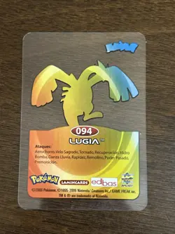 Lugia 94 Pokemon Lamincards Edibas 2006 - Image 2