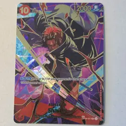 Bandai Shanks OP06-007: Full Art SP Foil (12000 Power) One Piece Card - Image 1
