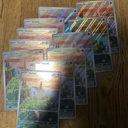 2025 Pokemon SV SVP EN Victini Oversized Black Star Promo BSP #208 11 Cards - Image 1