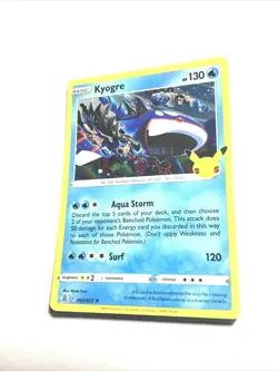 KYOGRE - 003/025 - Holo - 25th Anniversary Celebrations - Pokemon Card - NM - Image 1