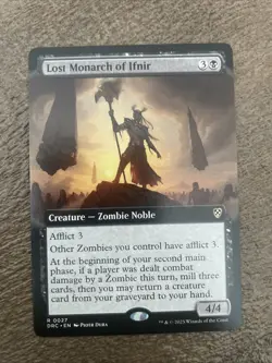 MTG Lost Monarch of Ifnir (Extended Art) - Commander: Aetherdrift (DRC) #27 NM - Image 1
